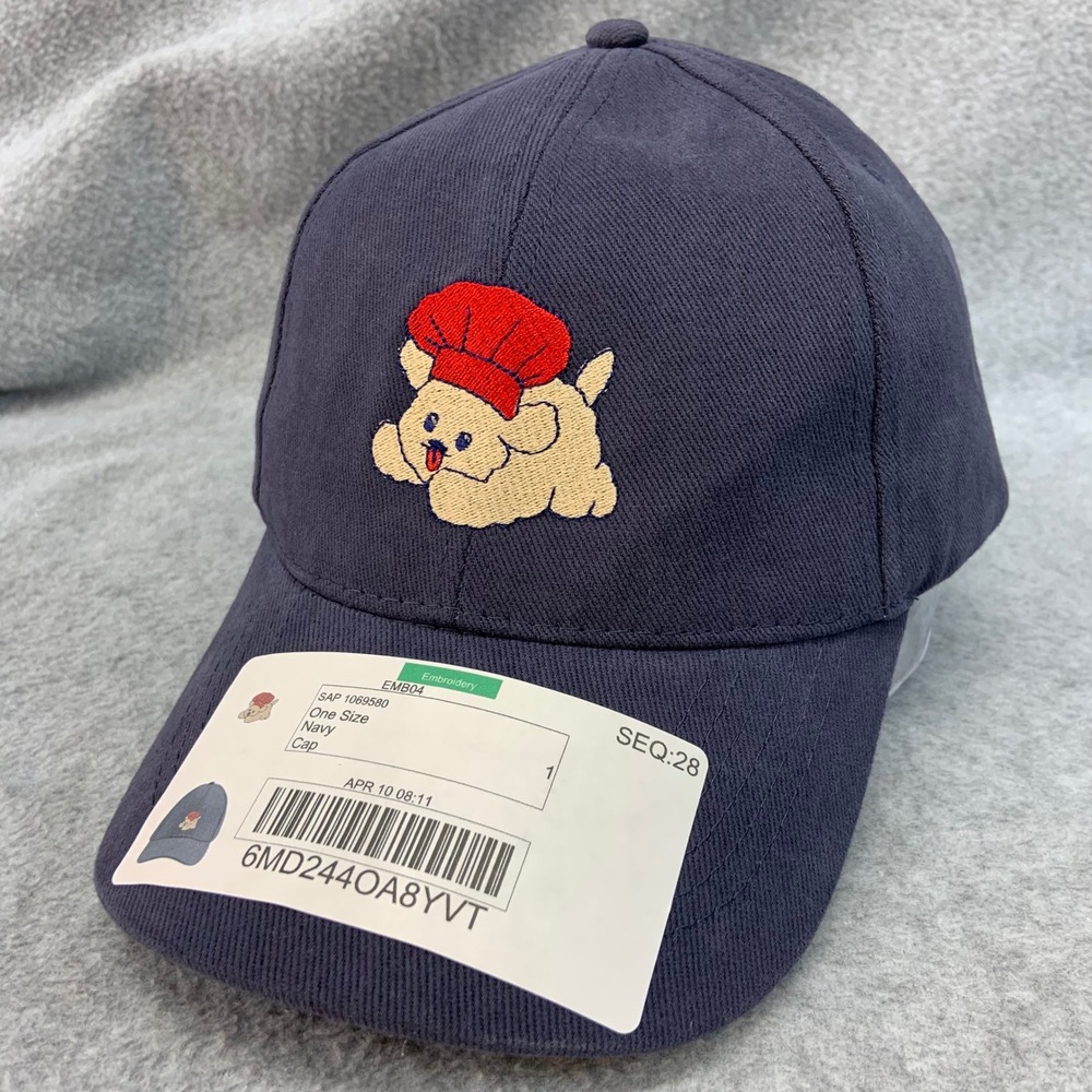 Puppy Chef Hat Unisex Navy Vistaprint Cap Embroidered Adjustable OSFA